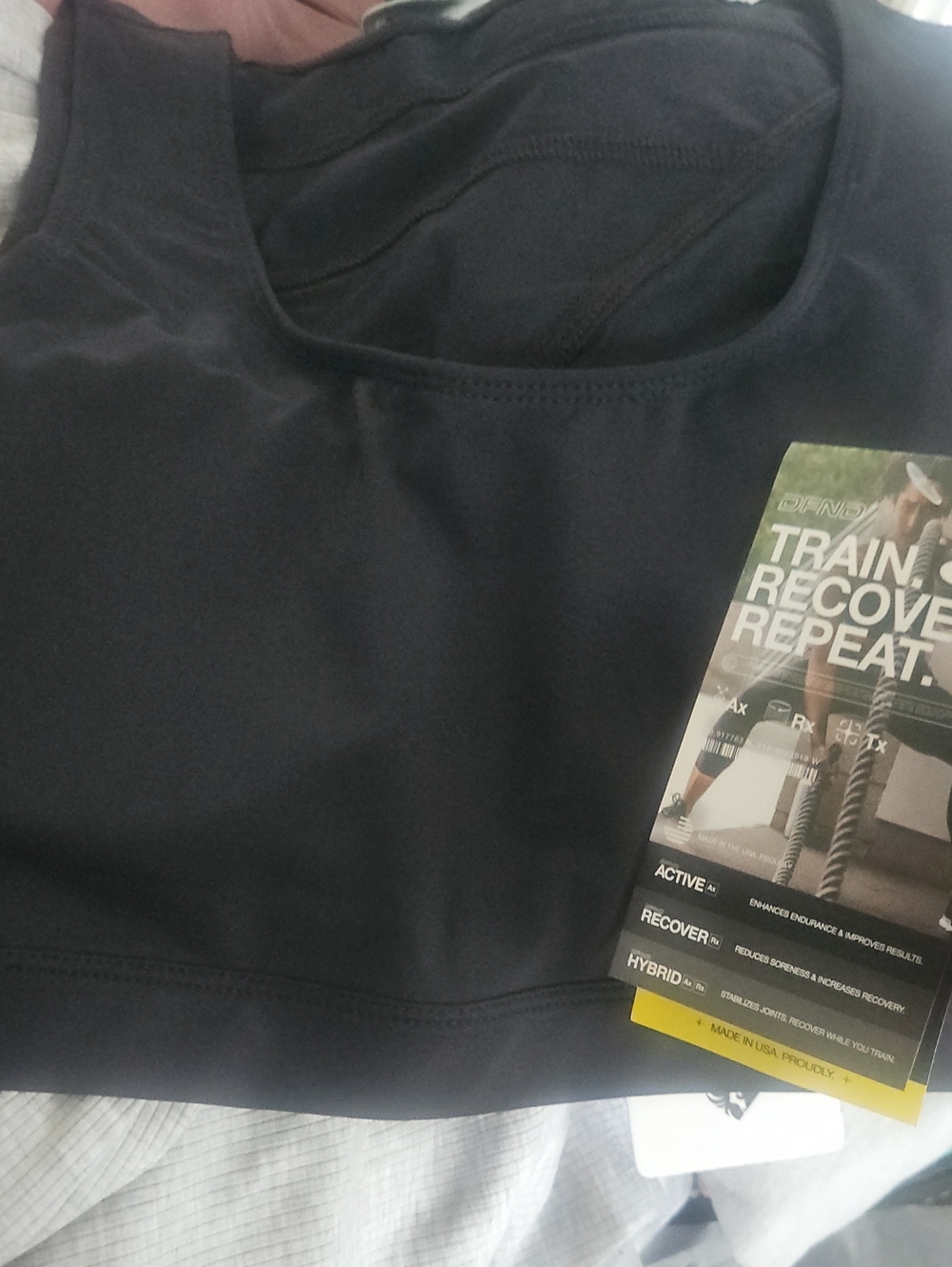 DFND Black Women's Athletic Crop